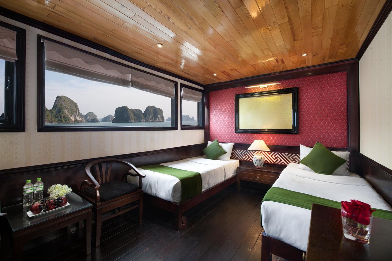 Garden Bay Premium Cruise Hotell Ha Long Exteriör bild