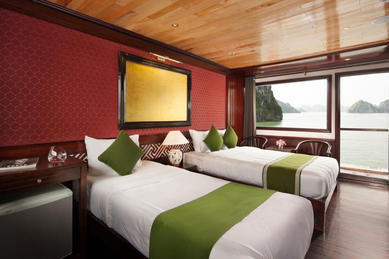 Garden Bay Premium Cruise Hotell Ha Long Exteriör bild